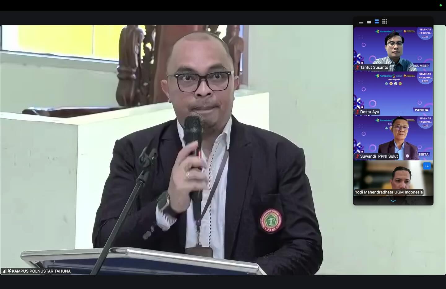 Pemaparan Materi Prof. Tantut